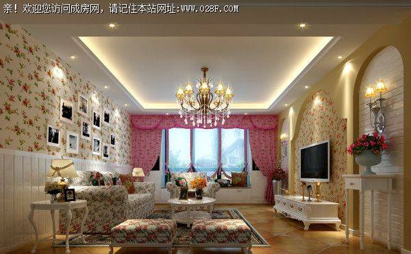 蜀郡又一城装修案例--田园风格