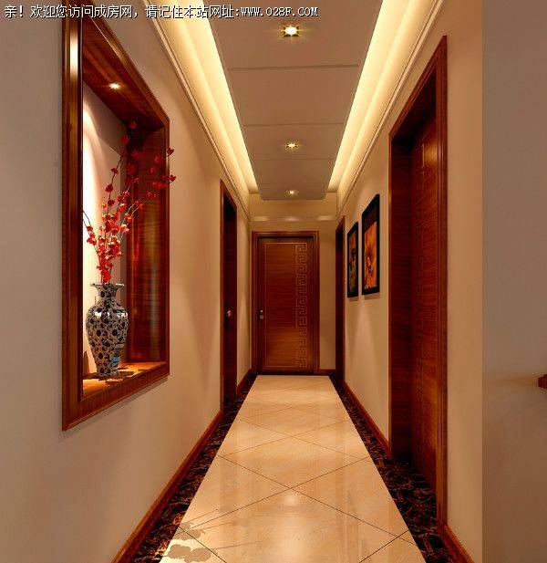 成都合院装修案例——美式风格