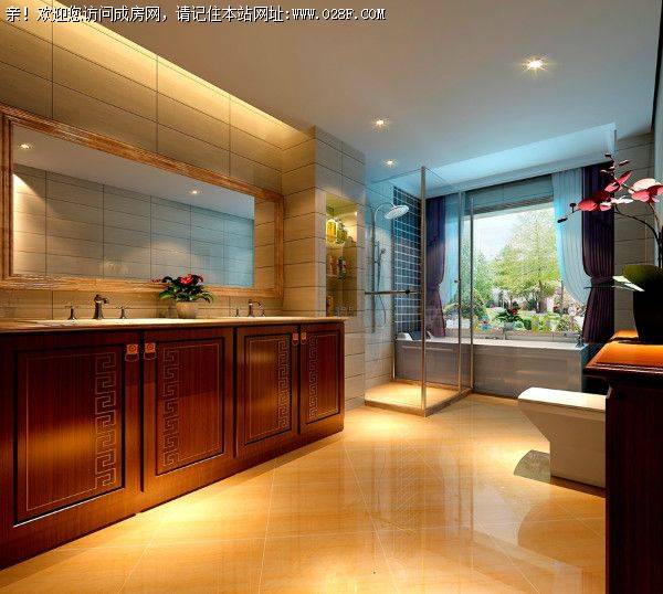 成都合院装修案例——美式风格