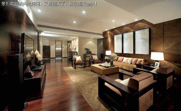 鹭湖宫七区新中式风格装修案例