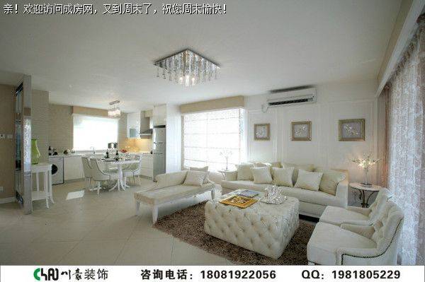 南城都汇简欧风格装修案例