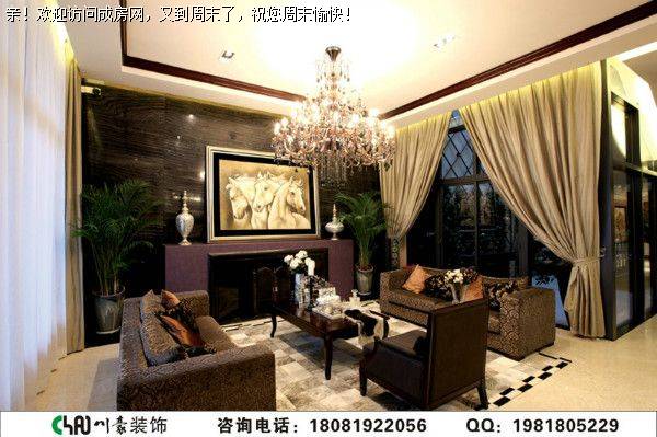 龙光天悦龙庭新古典装修案例