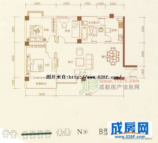 正成沙河明珠户型图,点击放大