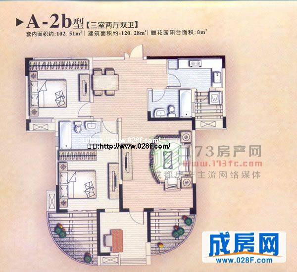 空港十六区户型图,点击放大