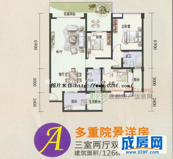 上上城户型图,点击放大