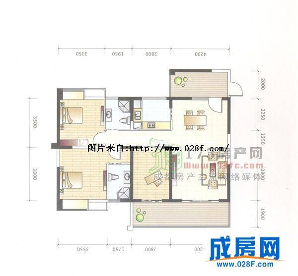 华宇锦城名都户型图,点击放大