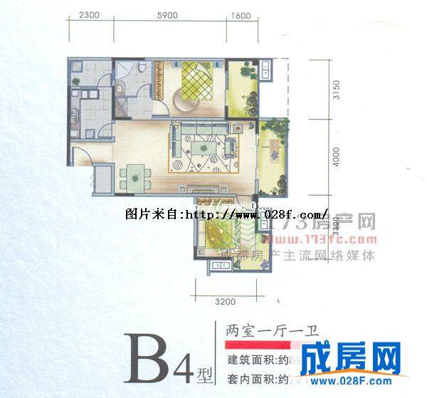 齐力碧水湾户型图,点击放大