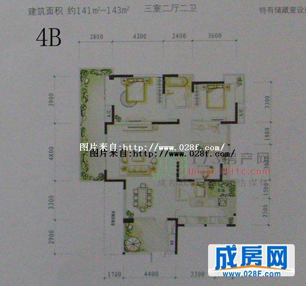 华侨城纯水岸户型图,点击放大