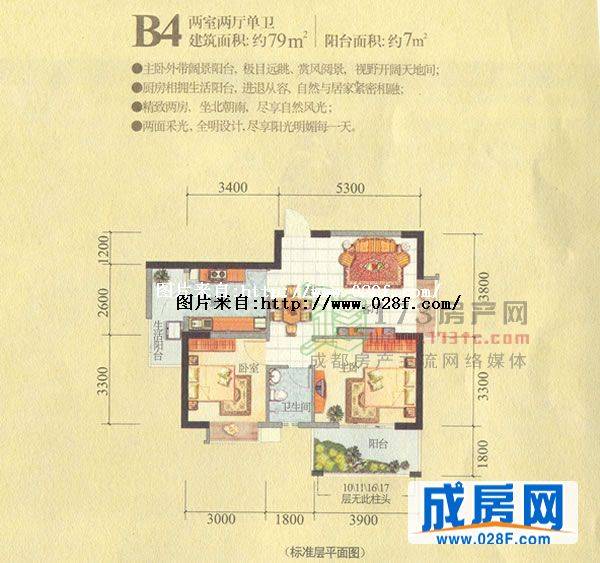 香山苑户型图,点击放大