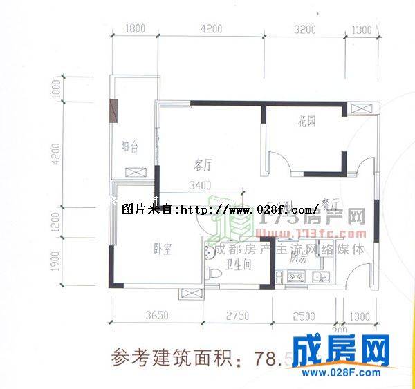 艾佳 上邸户型图,点击放大