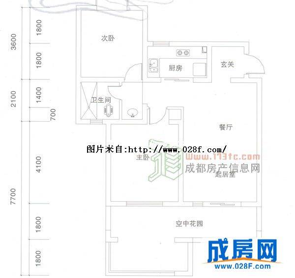 堰上户型图,点击放大