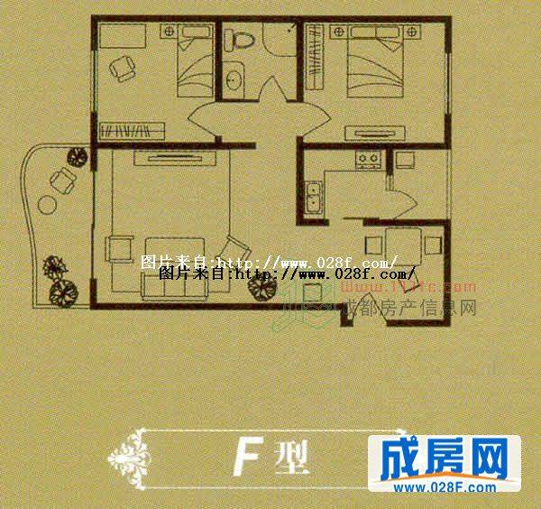 沙河源上金府户型图,点击放大
