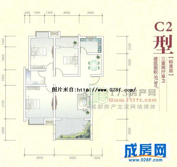 翰香府户型图,点击放大