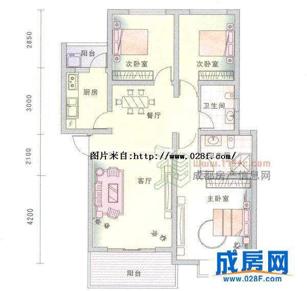新航印象户型图,点击放大