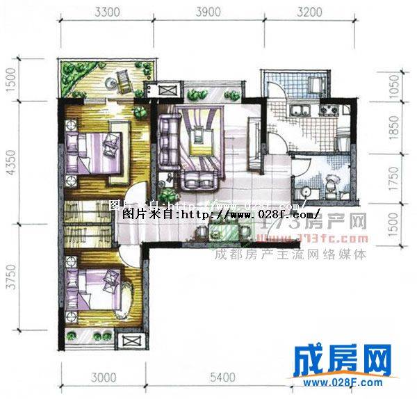 锦上南庭户型图,点击放大