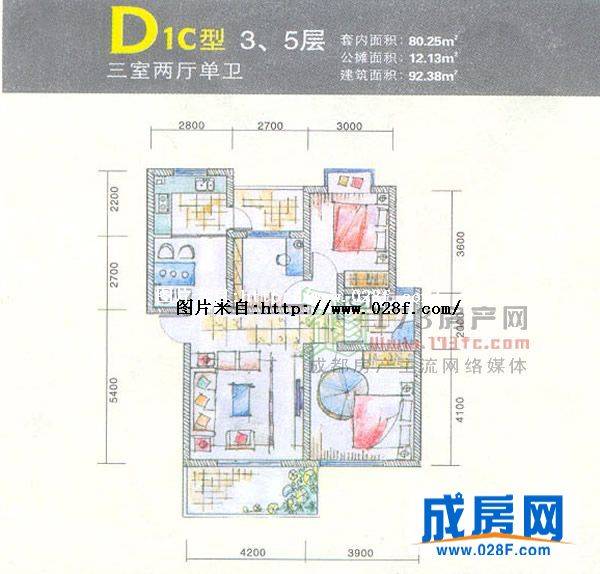 水城印象户型图,点击放大