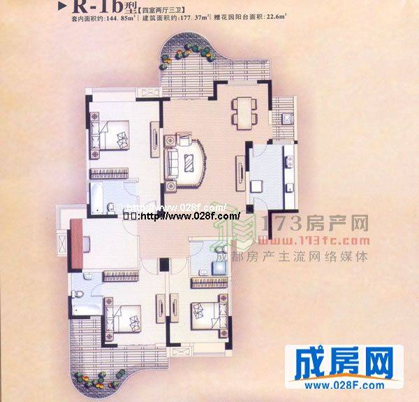 空港十六区户型图,点击放大