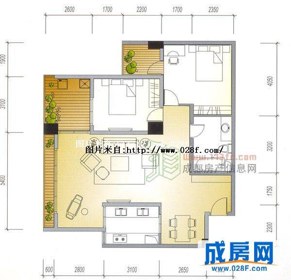 齐盛艺境户型图,点击放大