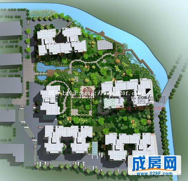 爱丁郡院小区环境,点击放大