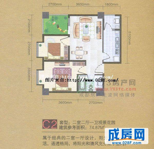 鸿阁一号户型图,点击放大