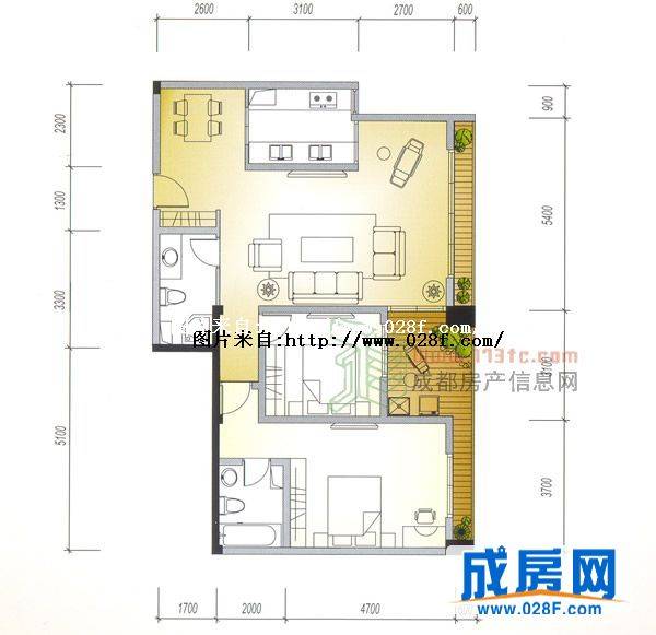 齐盛艺境户型图,点击放大