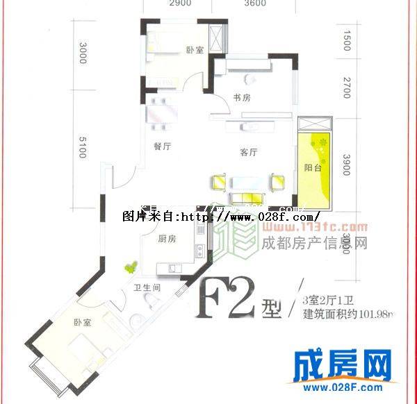 加贝书香尚品户型图,点击放大