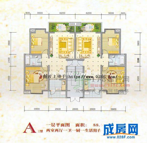 北埠雅园户型图,点击放大
