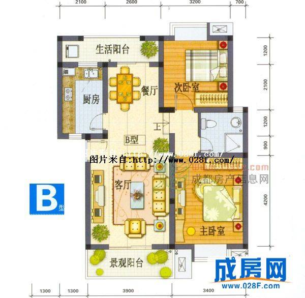 兴秀丽景花园户型图,点击放大