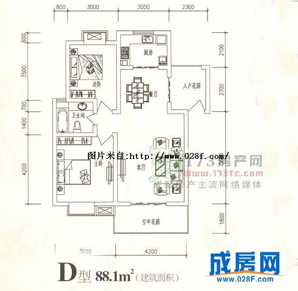 天府·上河居户型图,点击放大