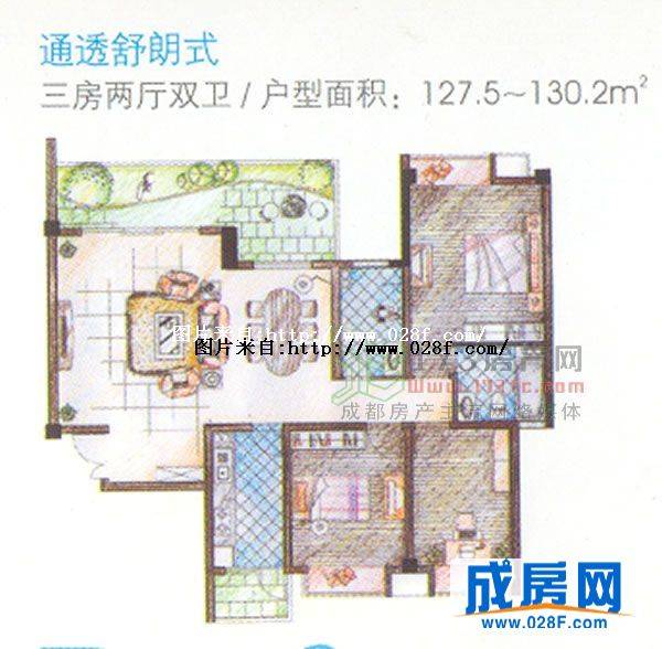 蓝岸丽景户型图,点击放大