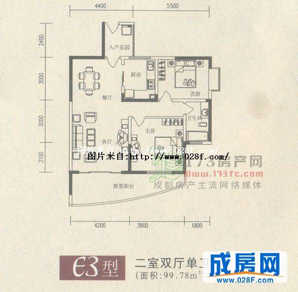 尚西花郡户型图,点击放大