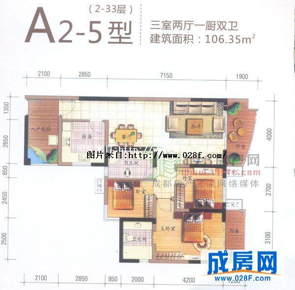西城首峻户型图,点击放大