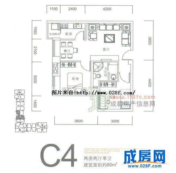 摩卡筑户型图,点击放大