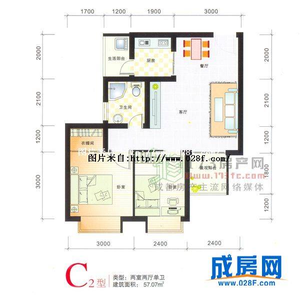德坤竹韵坊户型图,点击放大