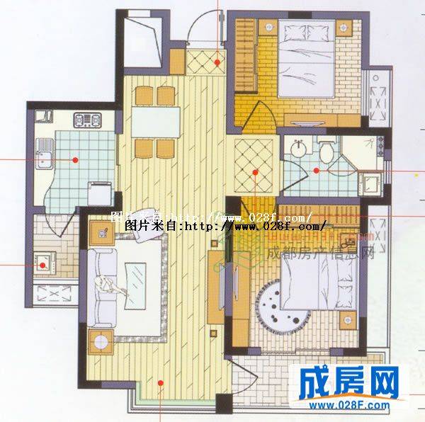 颐和家园户型图,点击放大