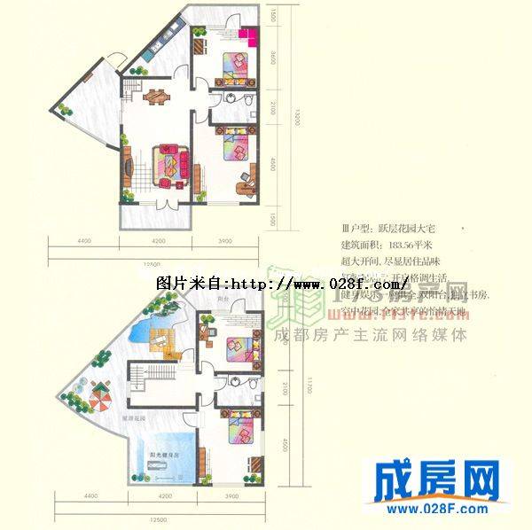 阳光印象户型图,点击放大