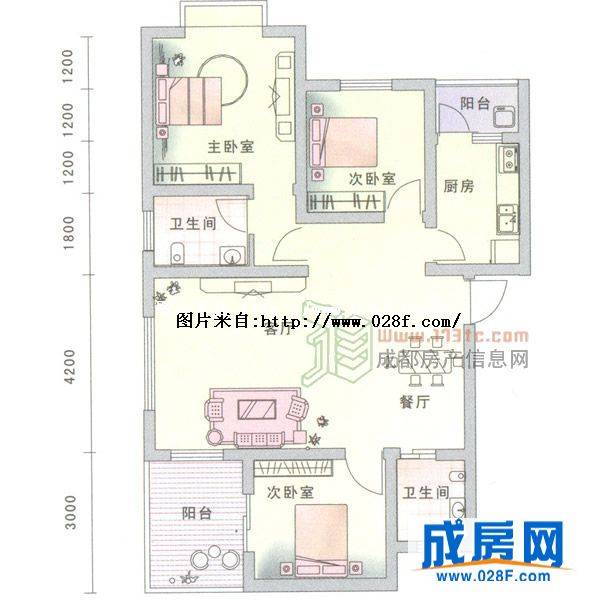新航印象户型图,点击放大