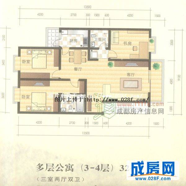 兰花村户型图,点击放大