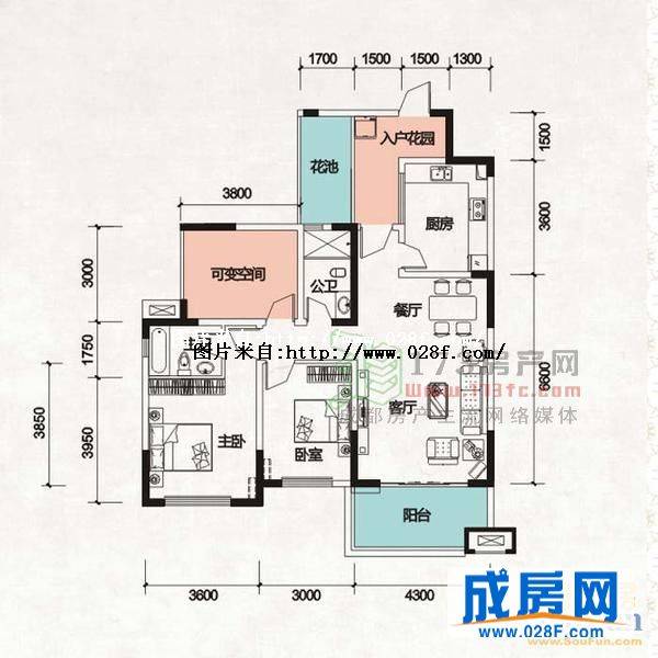 中国成都唐人街户型图,点击放大