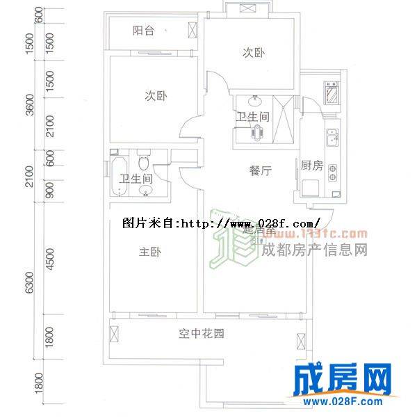 堰上户型图,点击放大