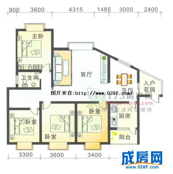 远鸿·丽景欣城户型图,点击放大