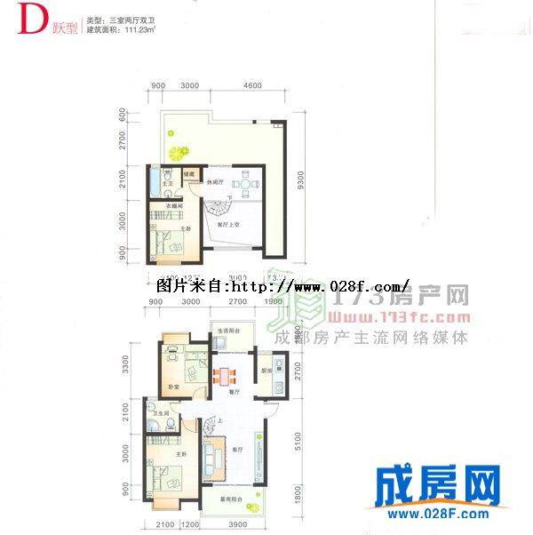 德坤竹韵坊户型图,点击放大