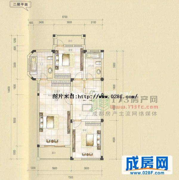 清溪玫瑰园户型图,点击放大