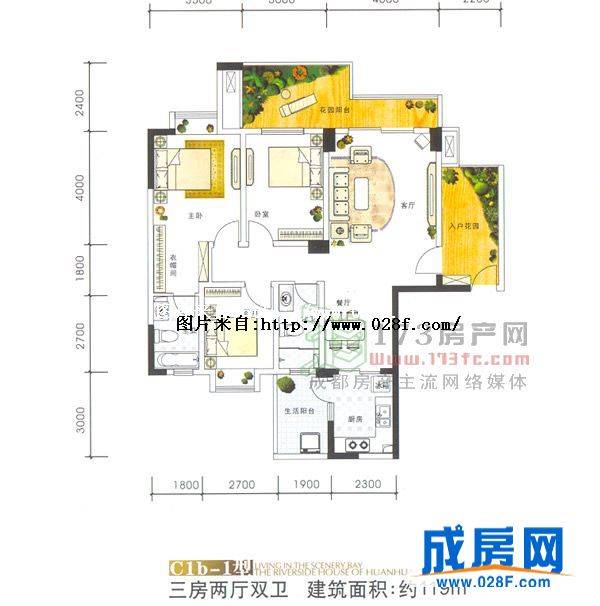 泊景湾户型图,点击放大