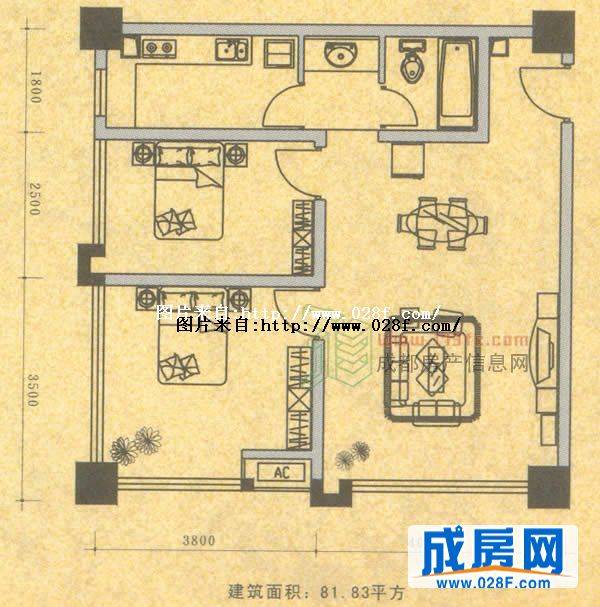 金巴黎户型图,点击放大