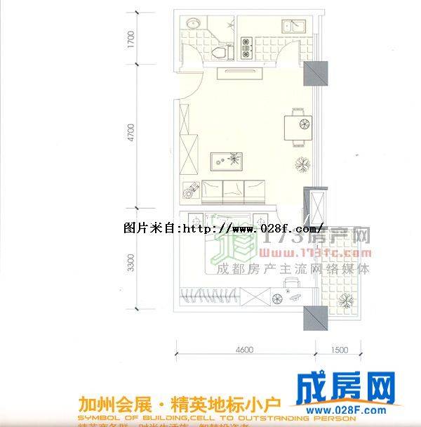 智业世纪加州户型图,点击放大