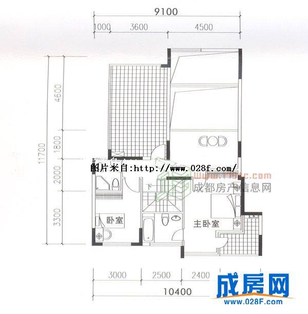 温哥华花园户型图,点击放大