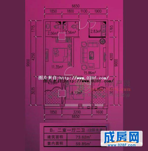 德润苑户型图,点击放大
