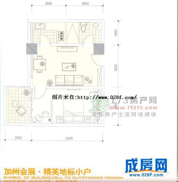 智业世纪加州户型图,点击放大