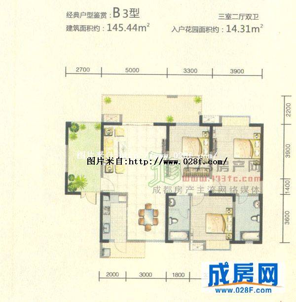 金沙西园 4期户型图,点击放大